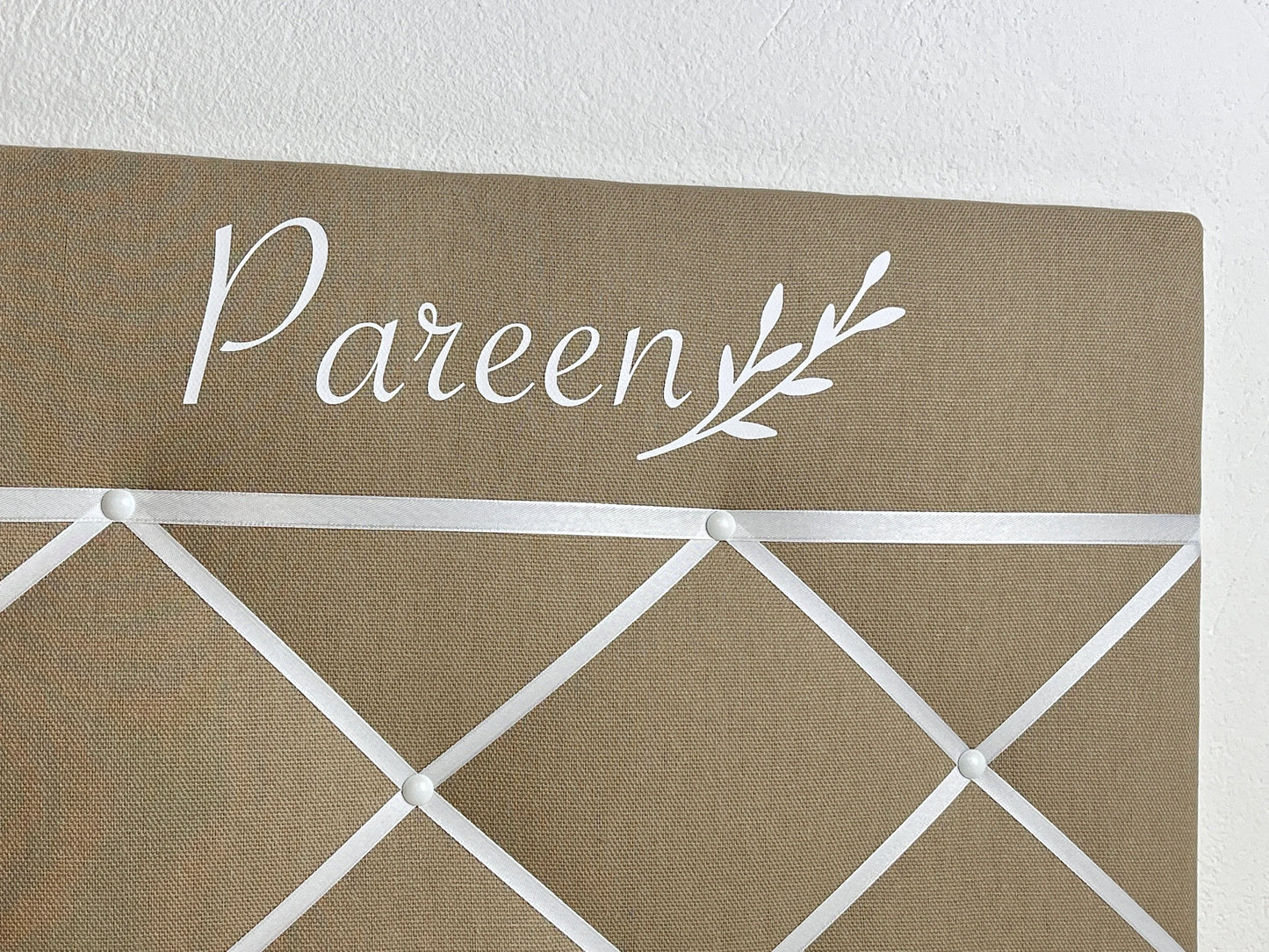 Memoboard personalisiert Wunschgröße beige
