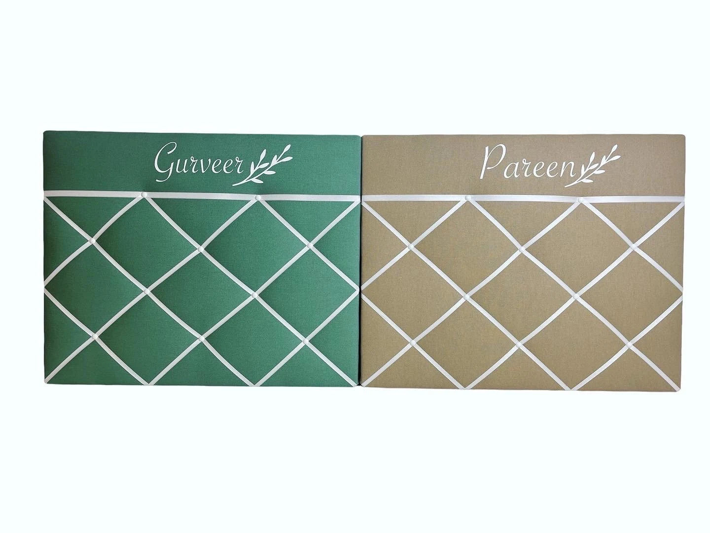 Memoboard personalisiert Wunschgröße beige