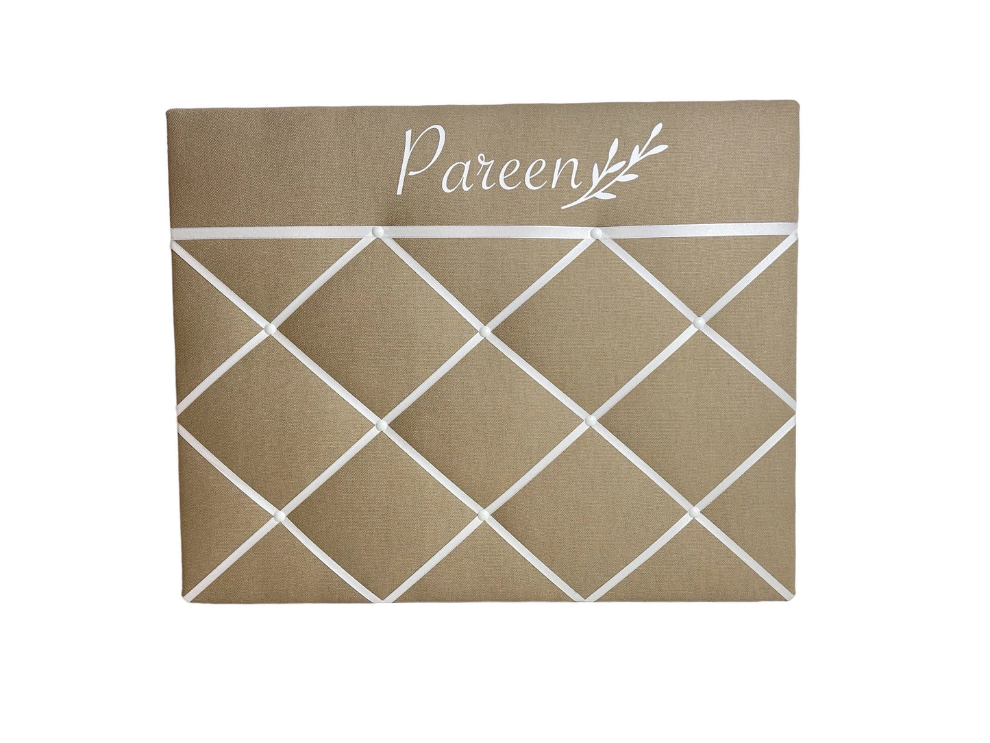 Memoboard personalisiert Wunschgröße beige