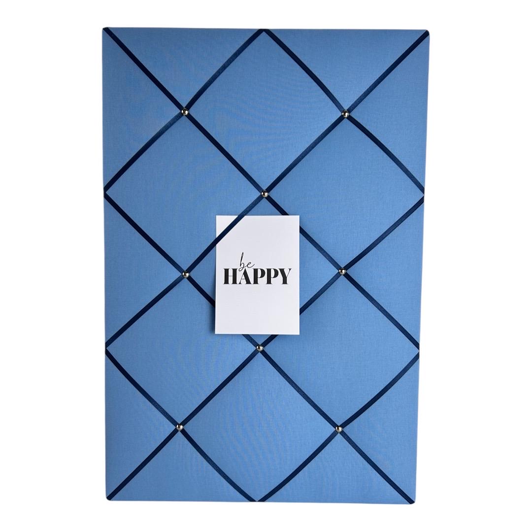 Memoboard blau Wunschgröße