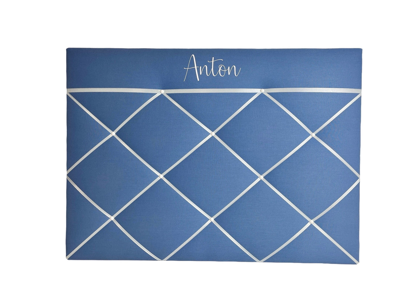 Memoboard personalisiert Wunschgröße blau