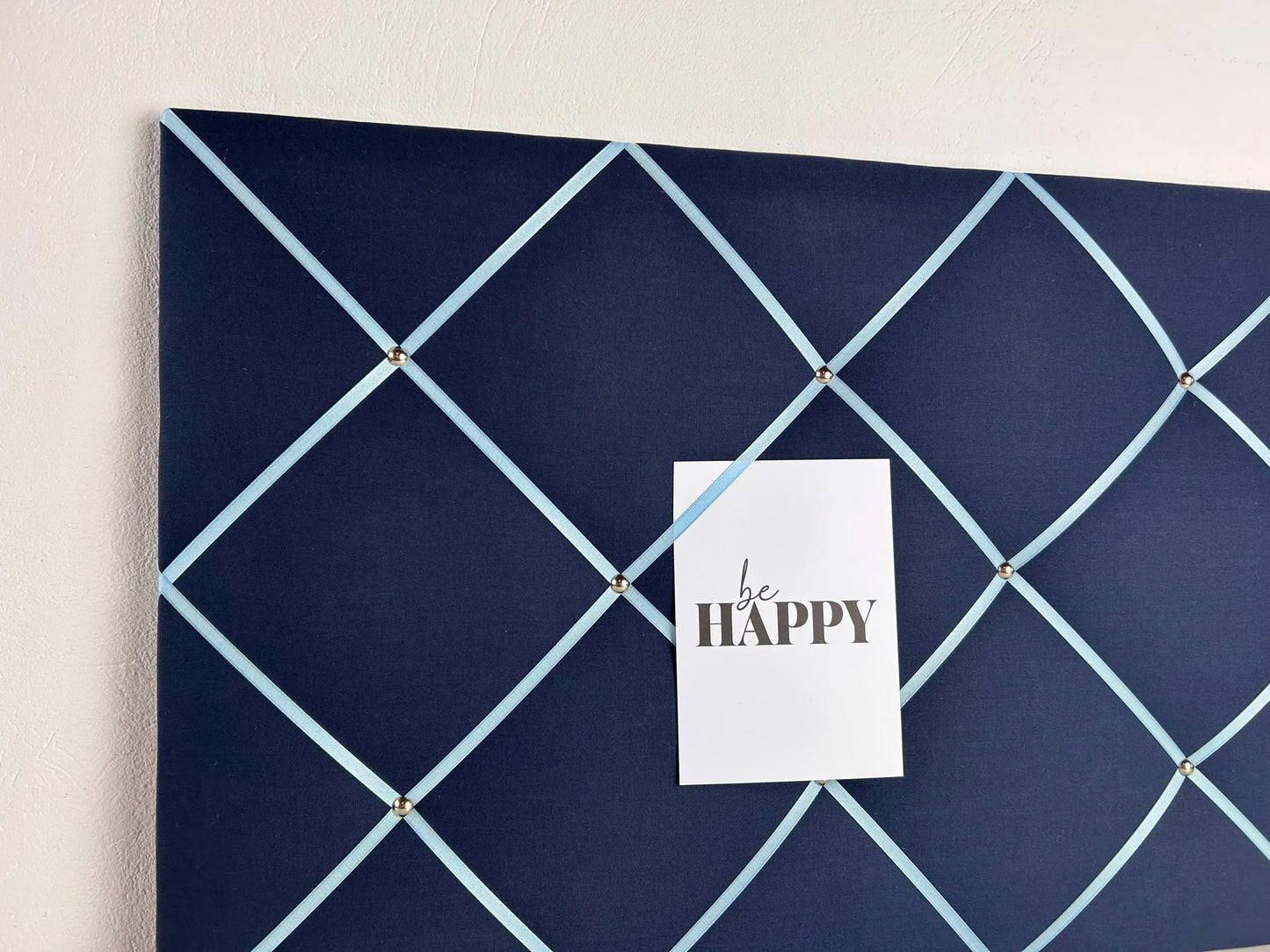 Memoboard dunkelblau Wunschgröße
