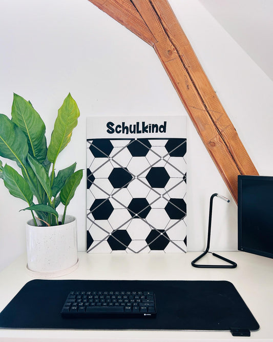 Fußball-Memoboard personalisiert