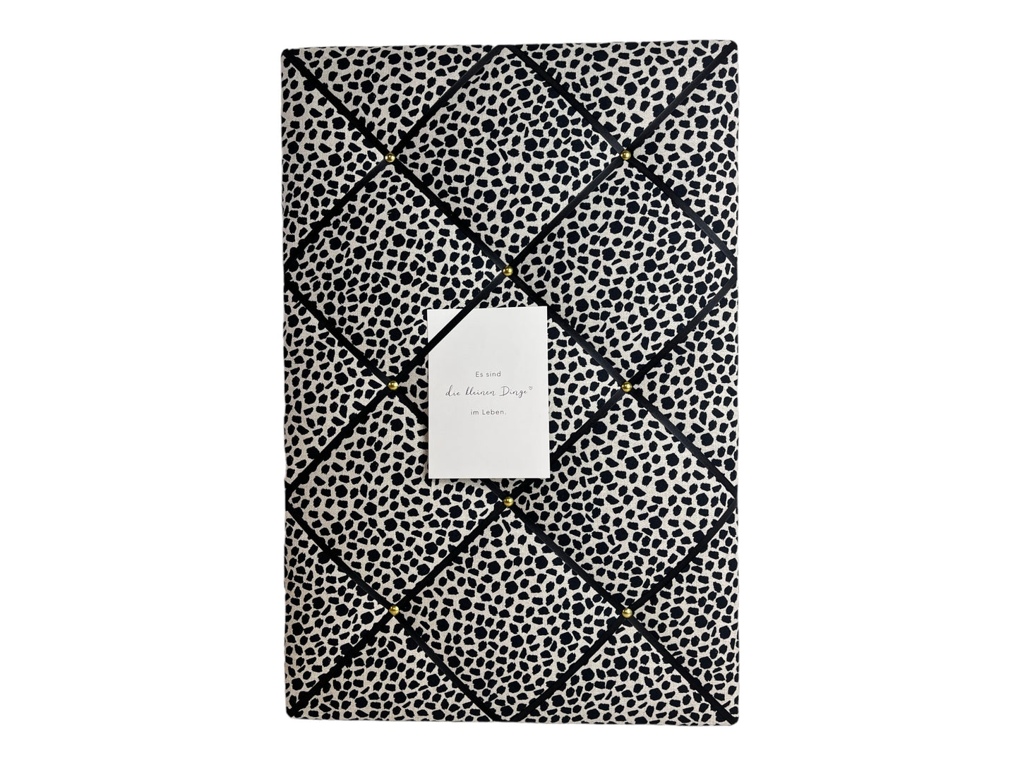 Memoboard Klemmwand Punkte schwarz
