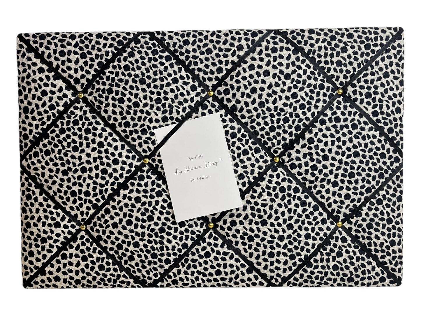 Memoboard Klemmwand Punkte schwarz