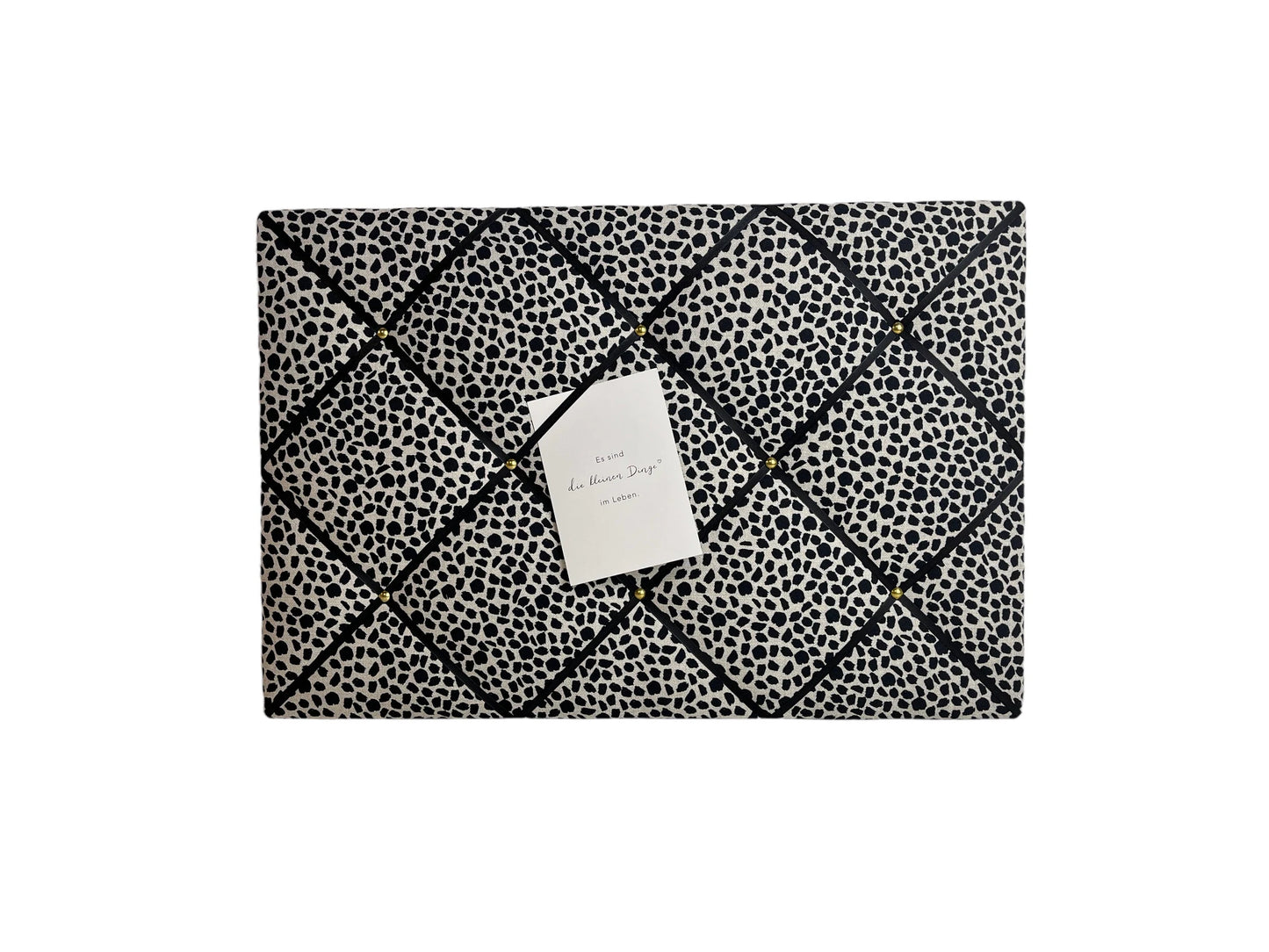 Memoboard Klemmwand Punkte schwarz