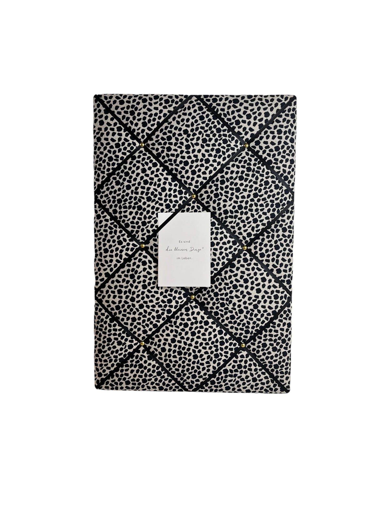 Memoboard Klemmwand Punkte schwarz
