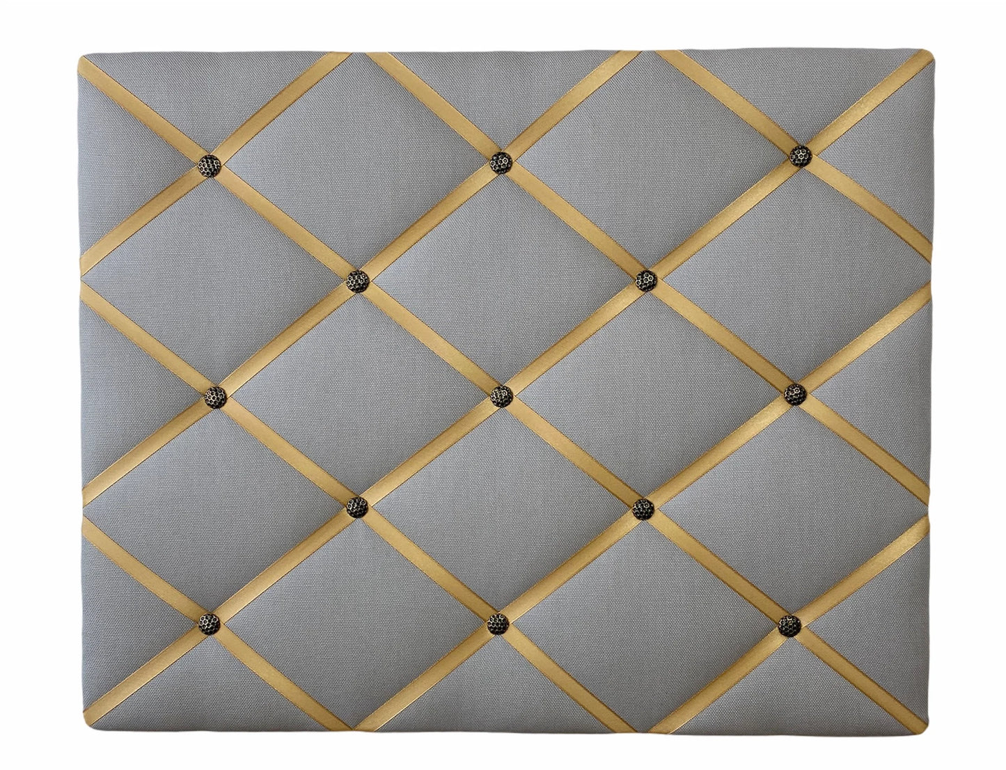 Memoboard grau senfgelb gold