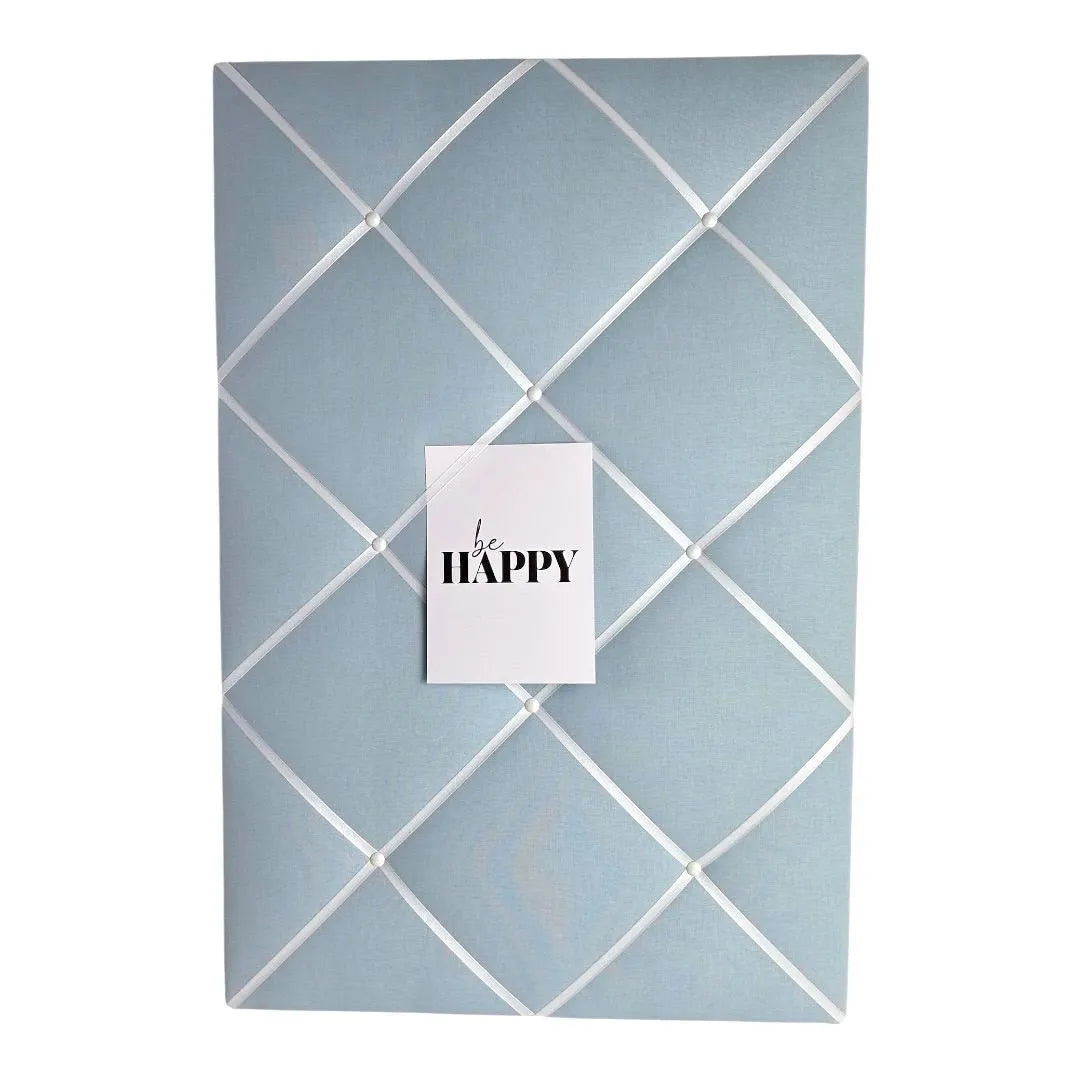 Memoboard hellblau Wunschgröße