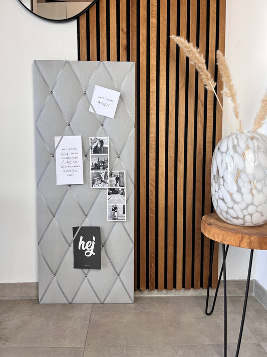 Memoboard hellgrau 40x100