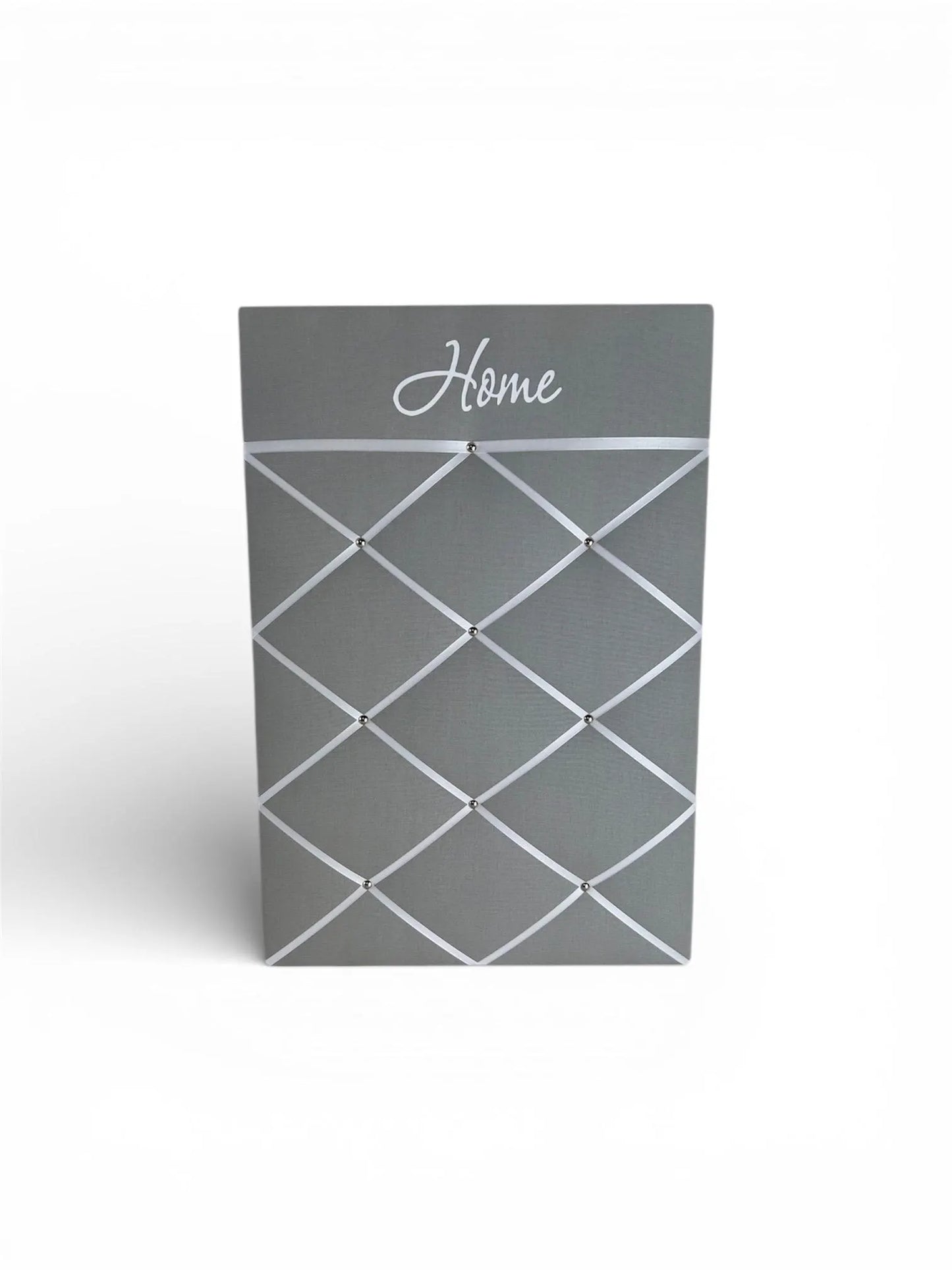 Memoboard Home grau personalisiert