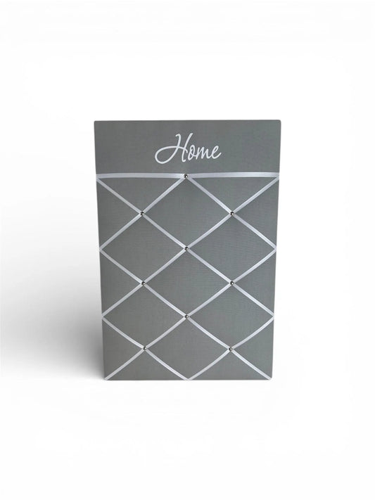Memoboard Home grau personalisiert