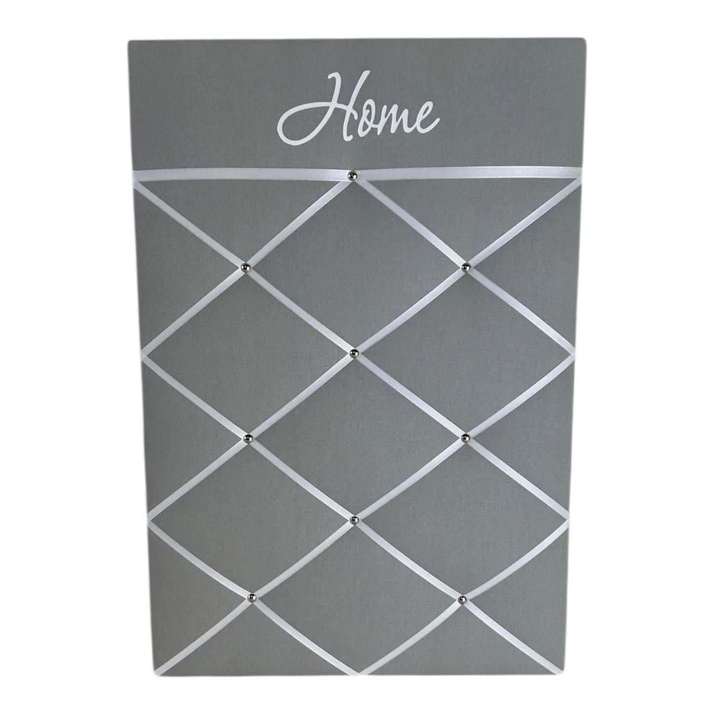 Memoboard Home grau personalisiert