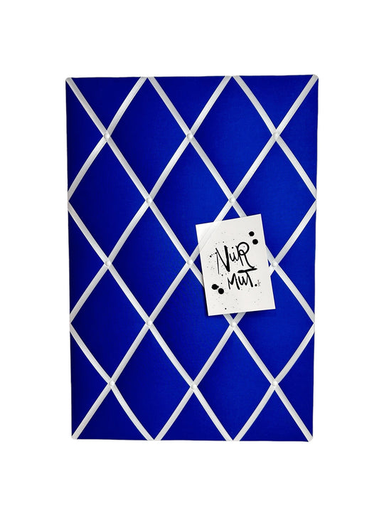 Memoboard kobaltblau Wunschgröße