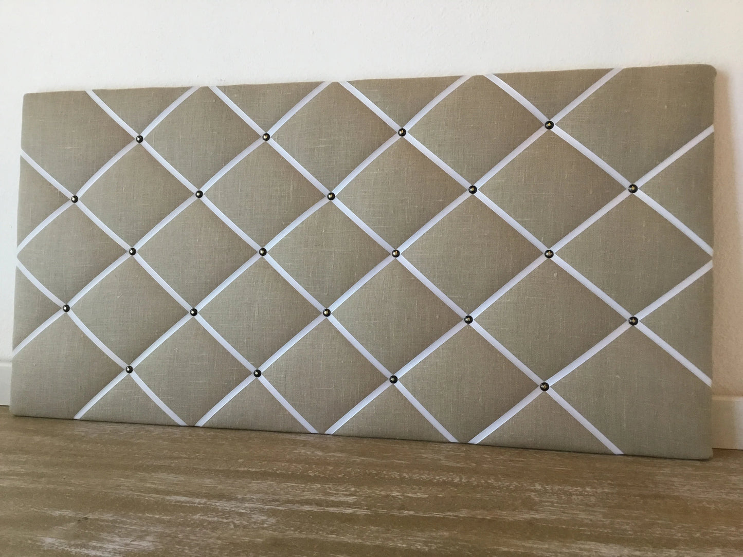 Memoboard Leinen beige 40x80