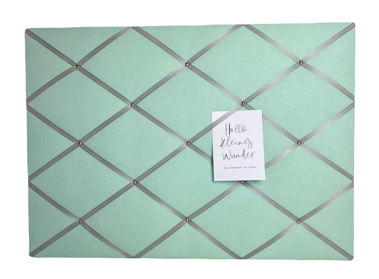 Memoboard mint Wunschgröße