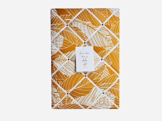 Memoboard nature senfgelb