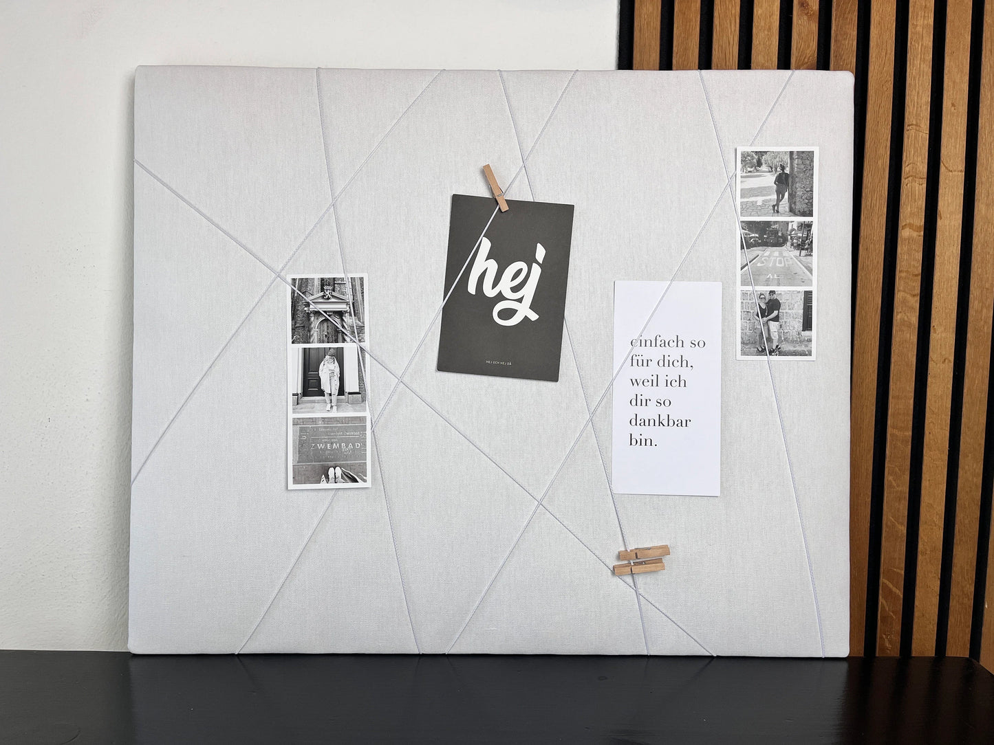 Memoboard new white Klemmwand