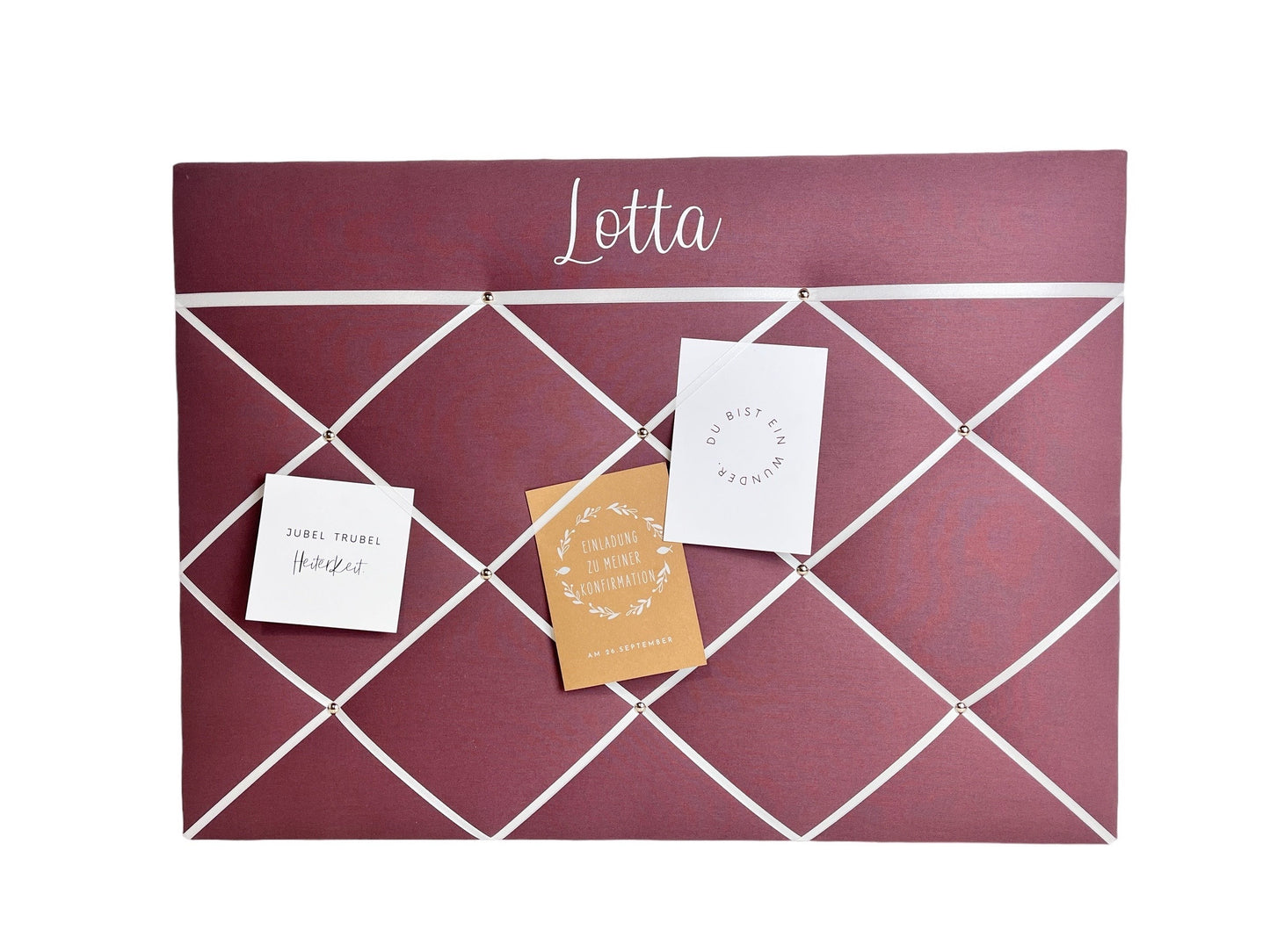 Memoboard personalisiert Wunschgröße Beere