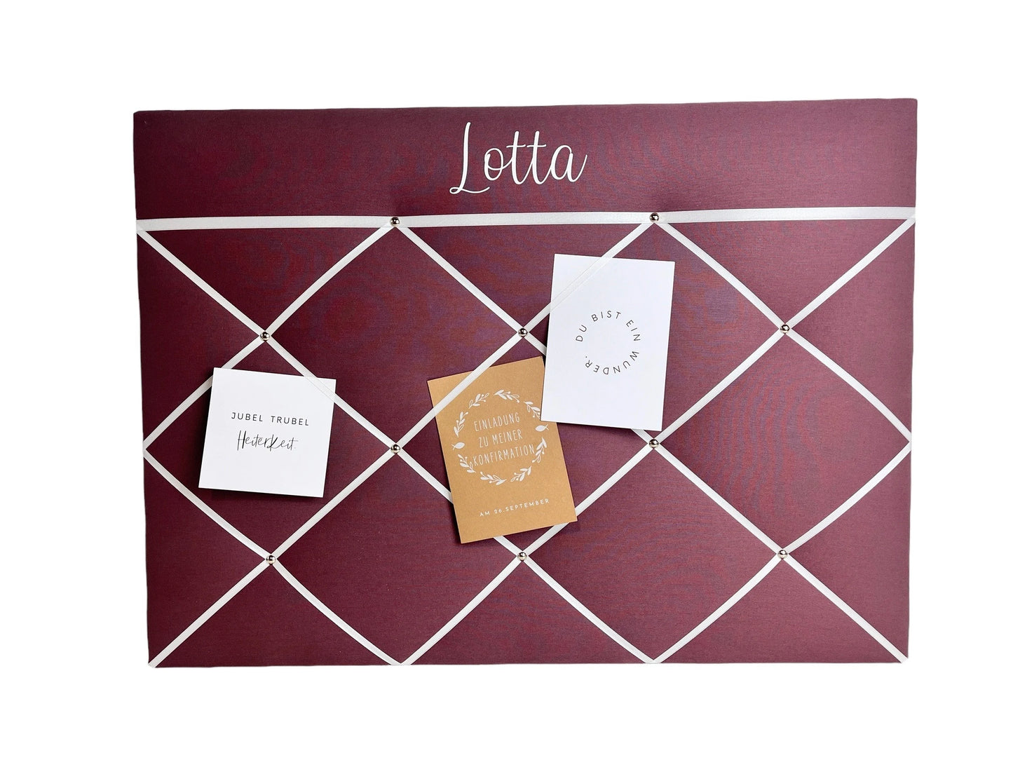 Memoboard personalisiert Wunschgröße Beere