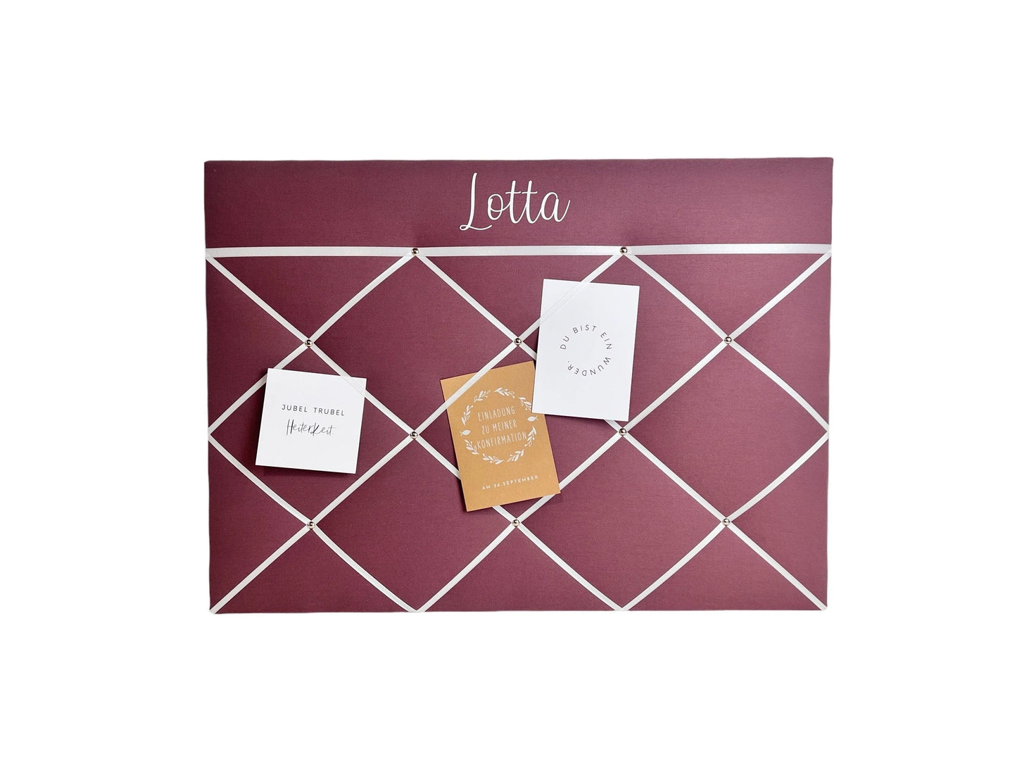 Memoboard personalisiert Wunschgröße Beere
