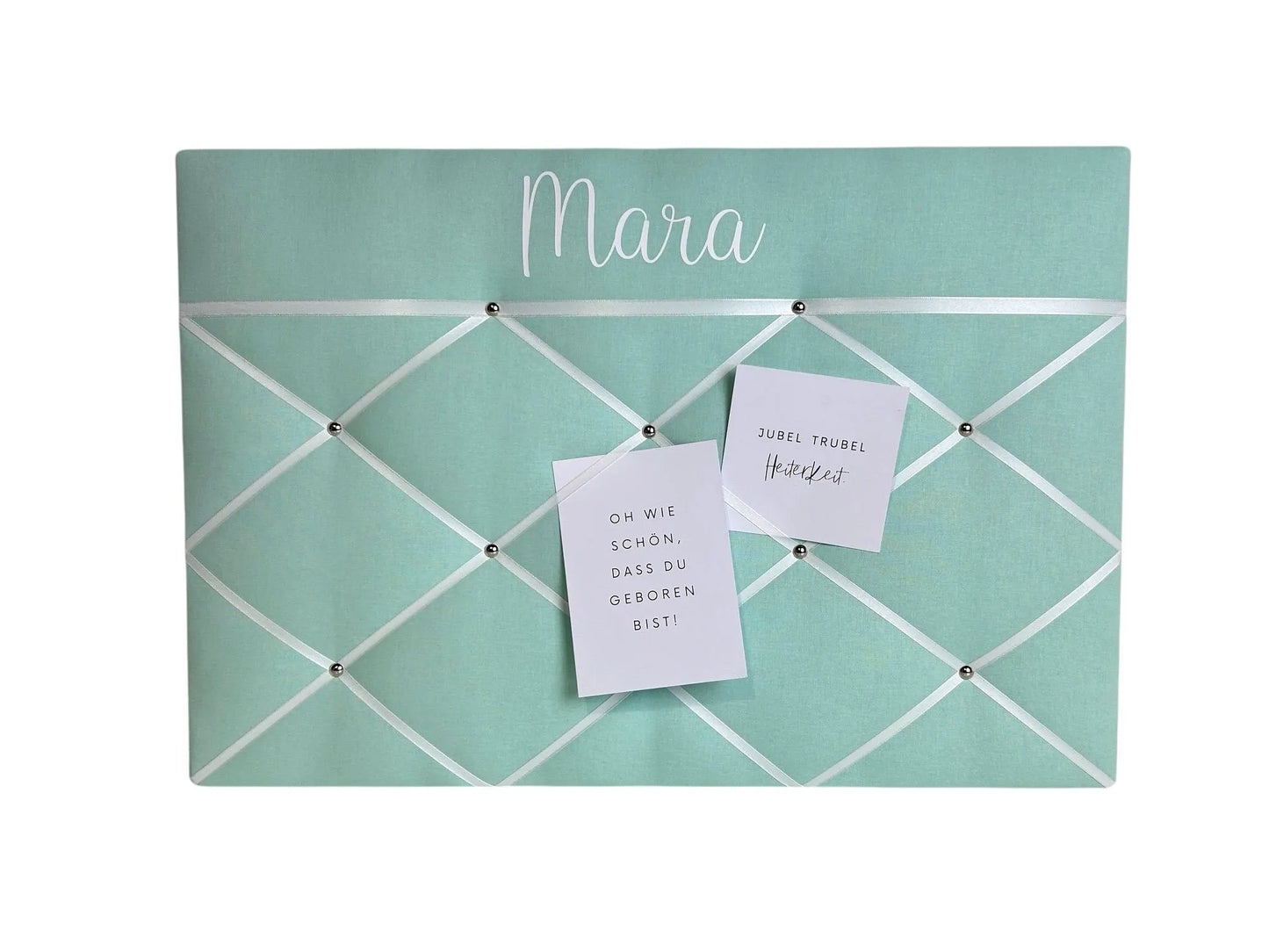 Memoboard personalisiert Wunschgröße mint
