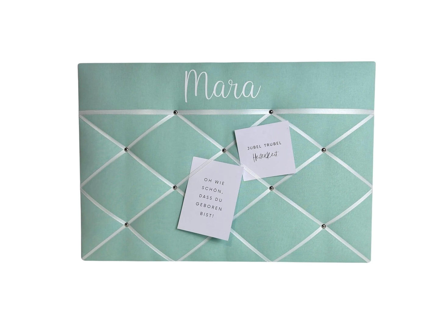 Memoboard personalisiert Wunschgröße mint