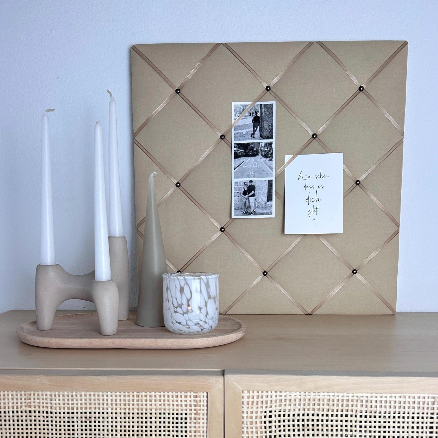 Memoboard sand Wunschgröße