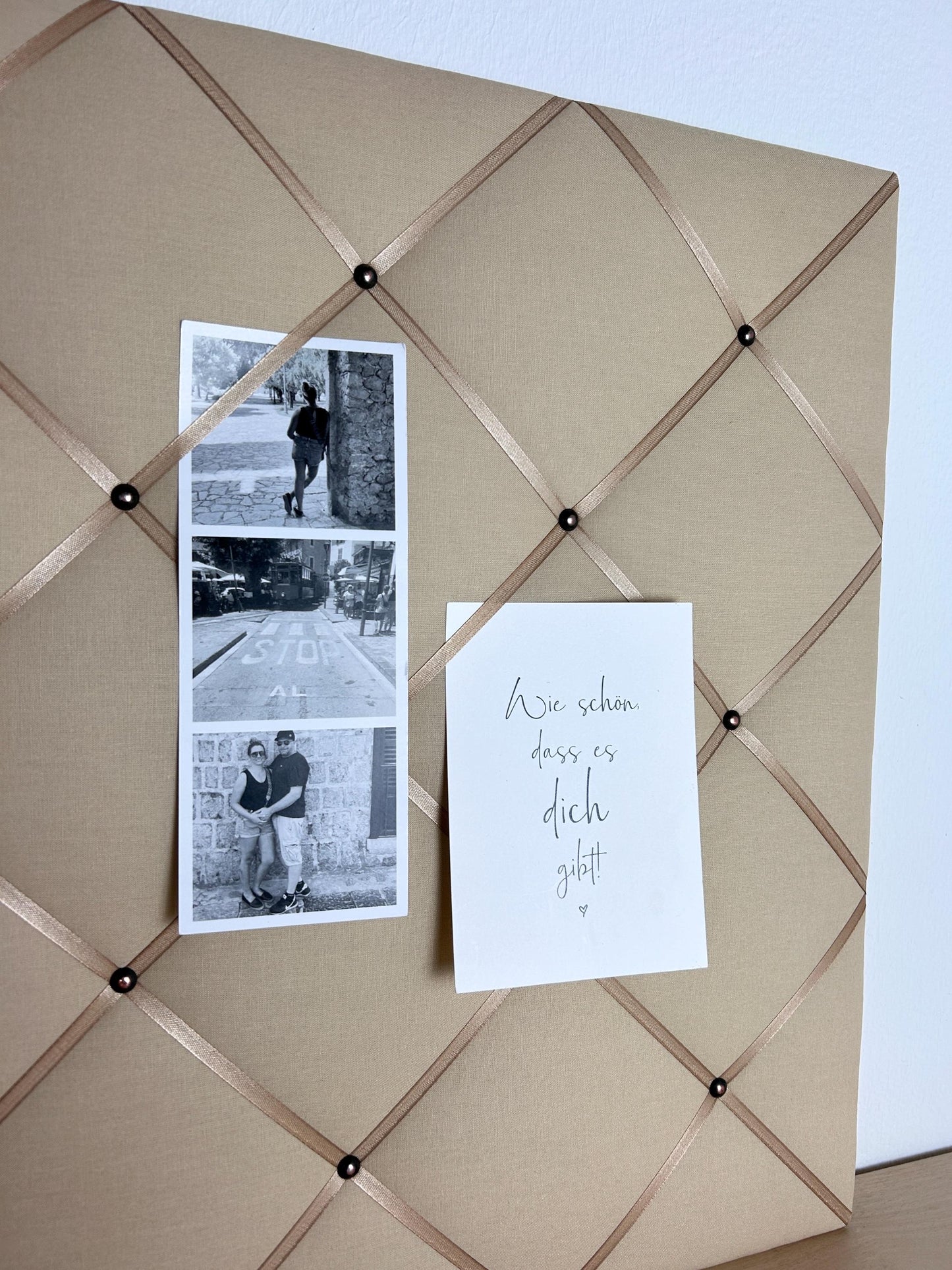 Memoboard sand Wunschgröße