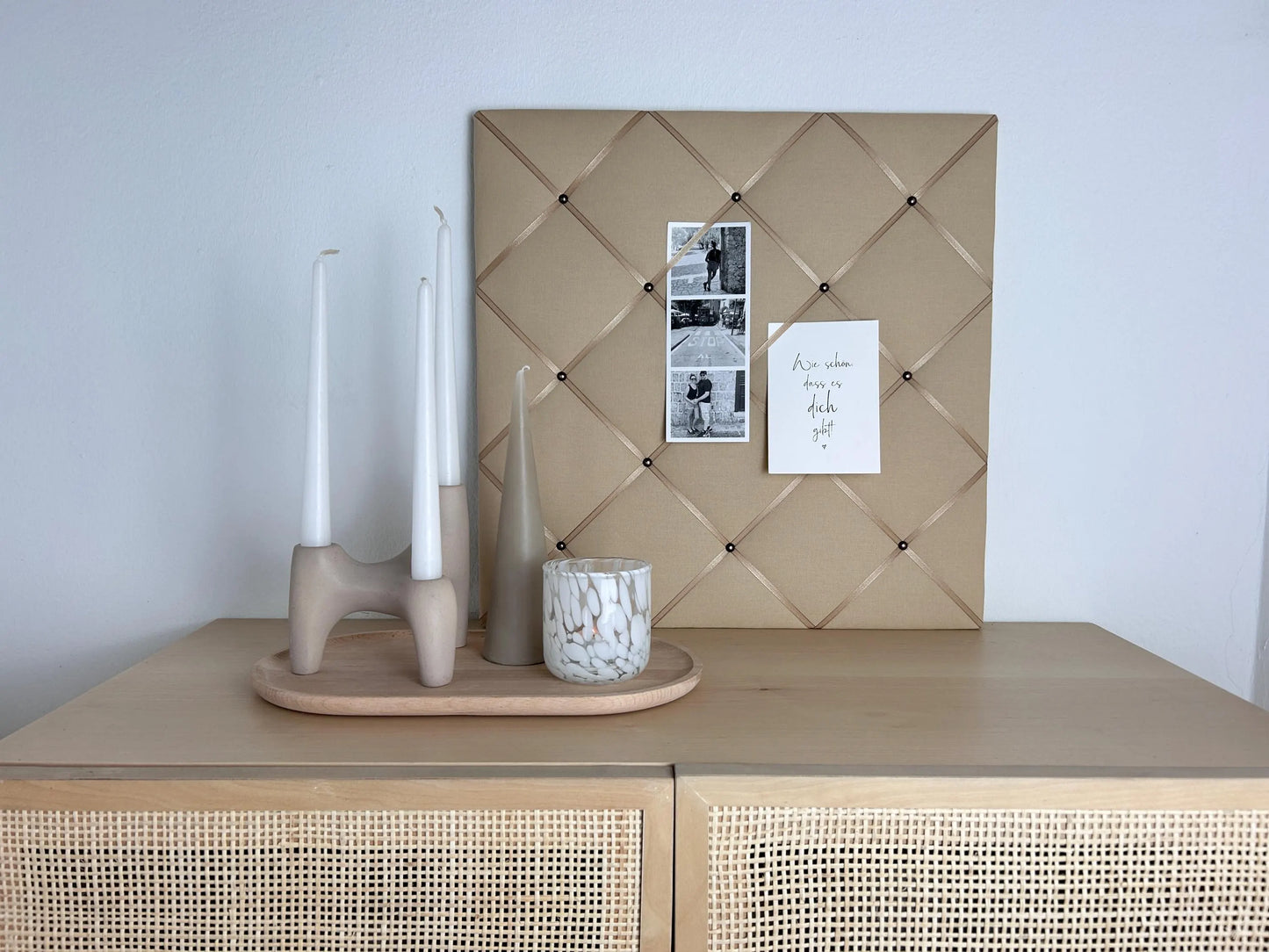 Memoboard sand Wunschgröße