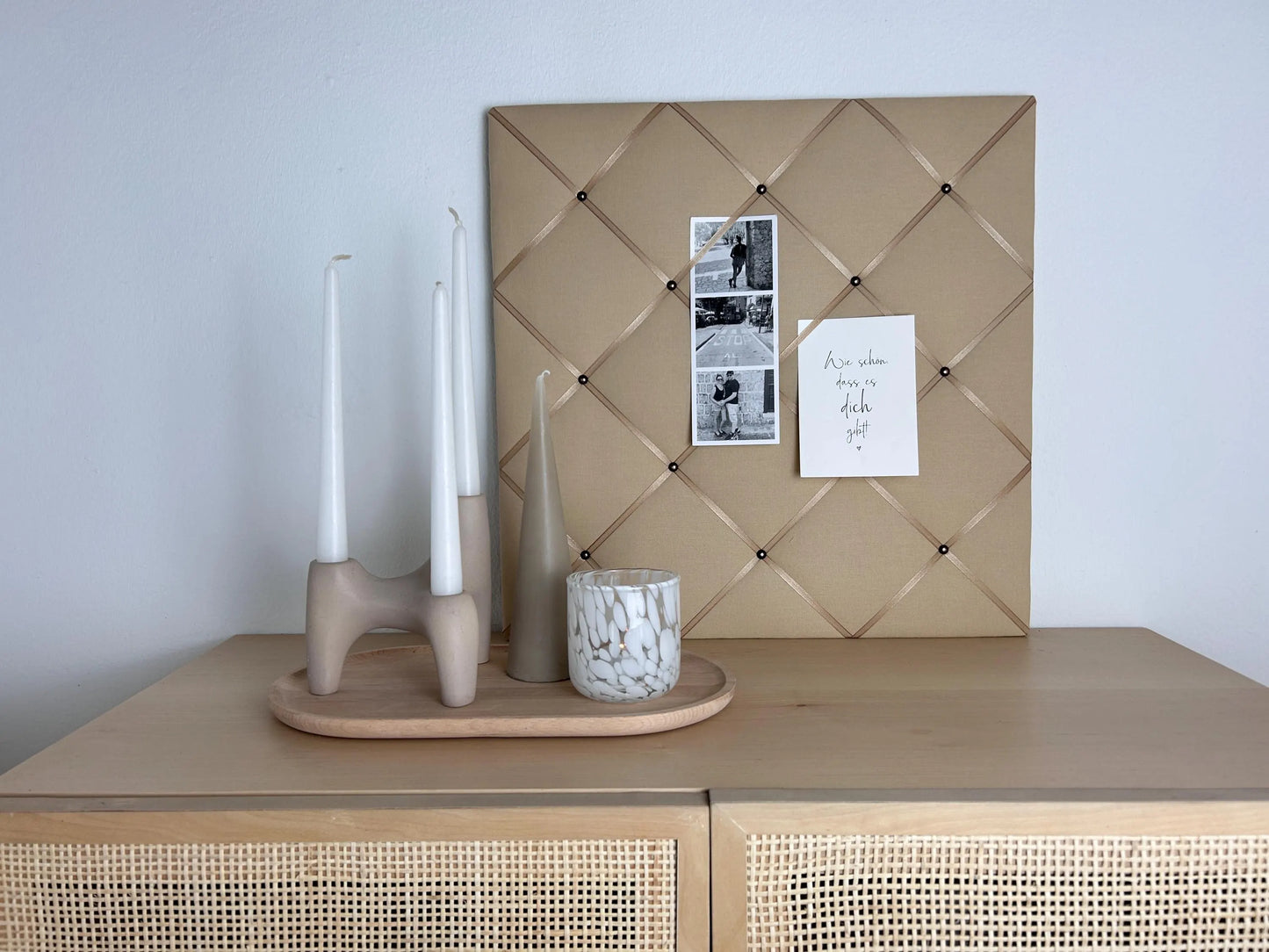 Memoboard sand Wunschgröße