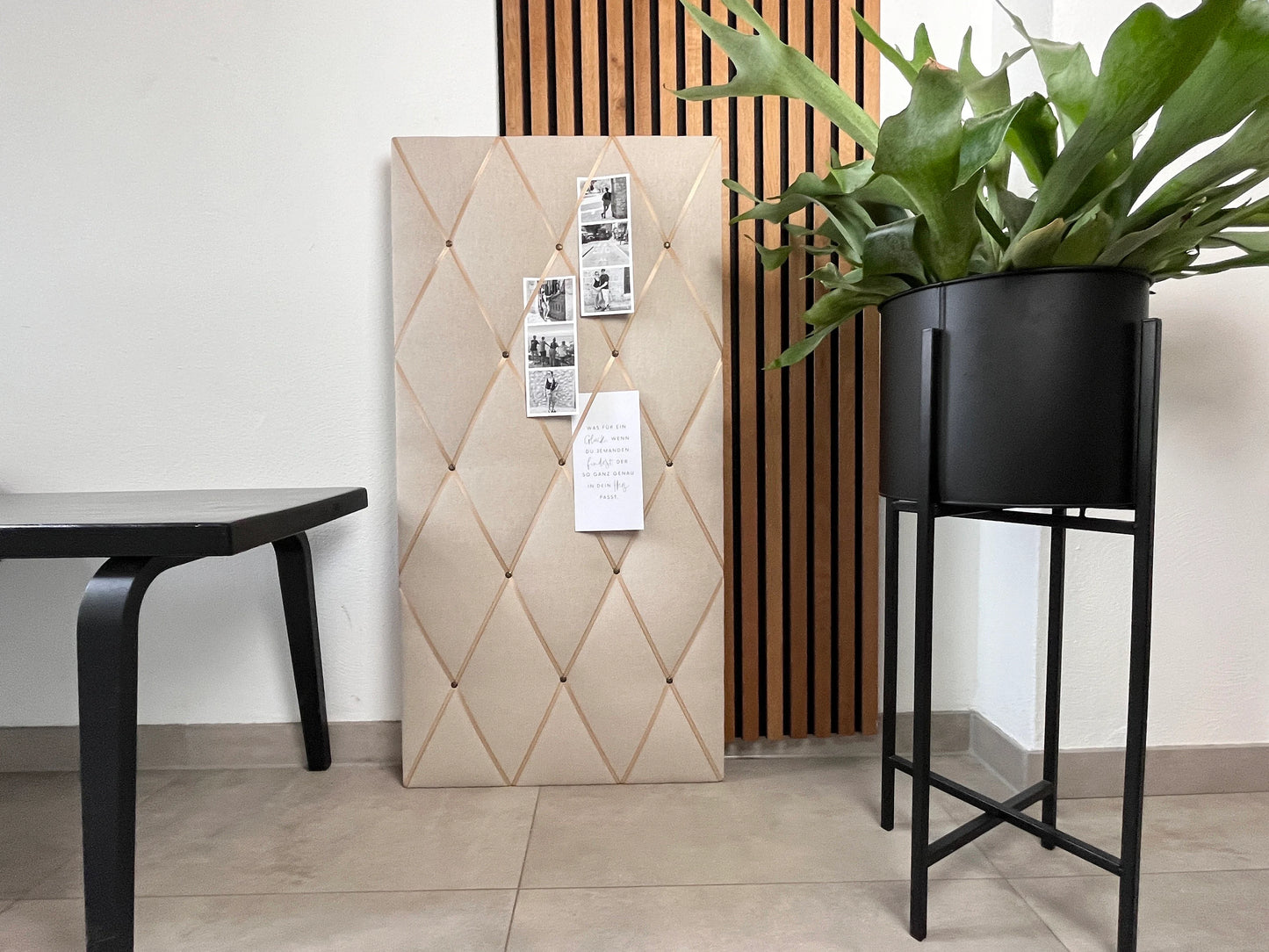 Memoboard beige Scandi 55x100
