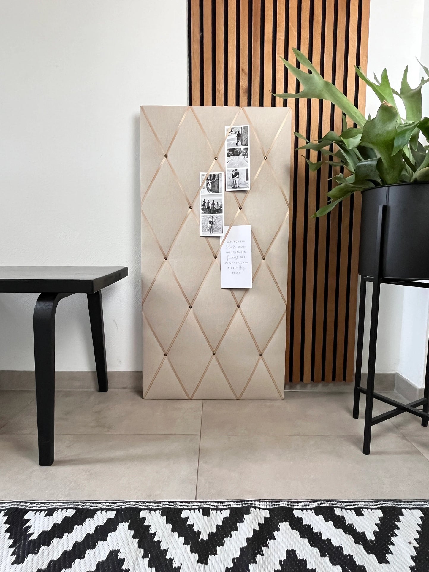 Memoboard beige Scandi 55x100