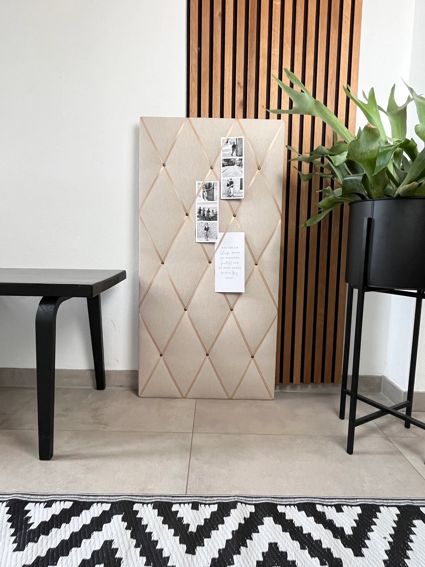 Memoboard beige Scandi 55x100