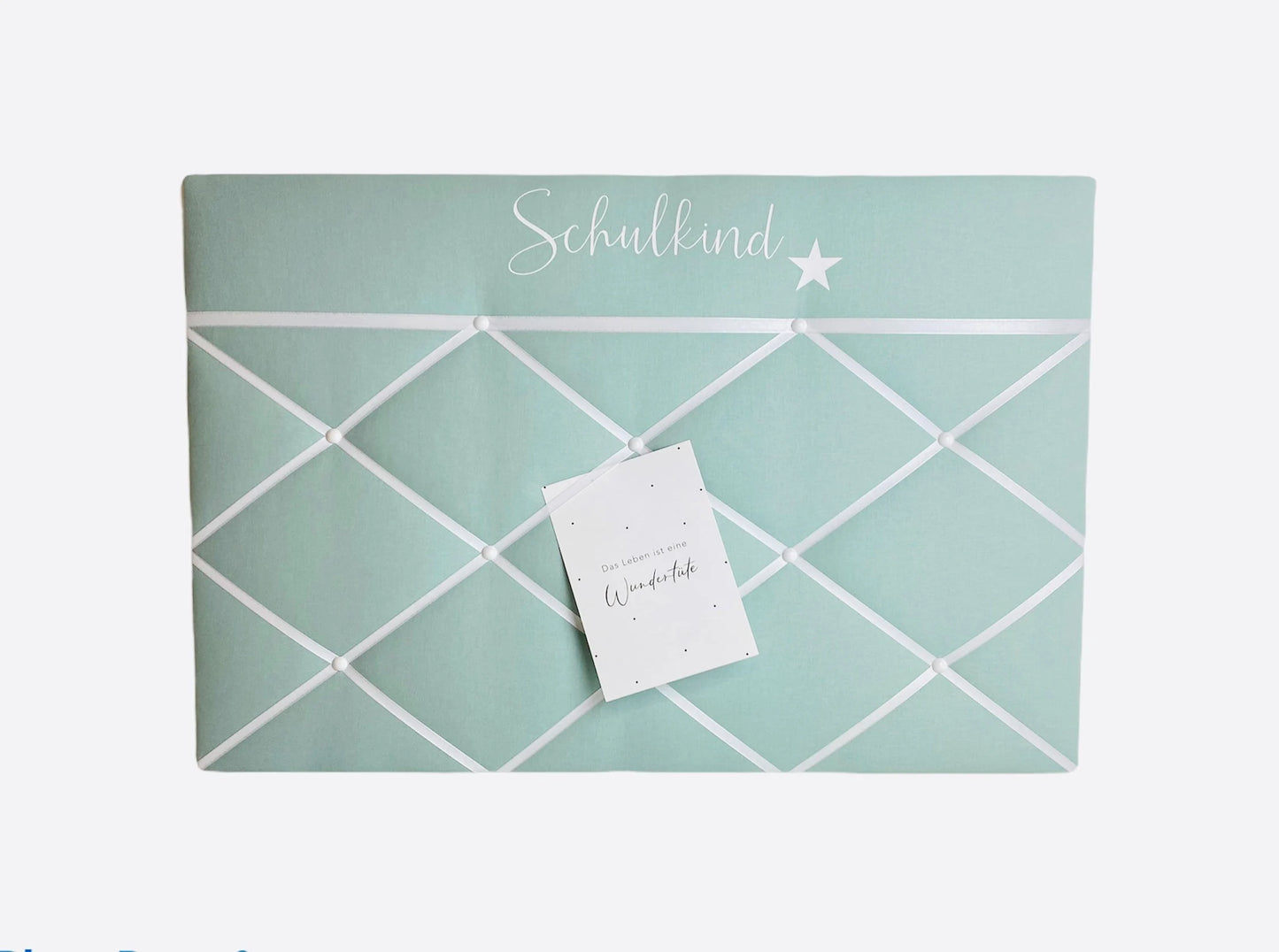 Memoboard Schulkind aqua