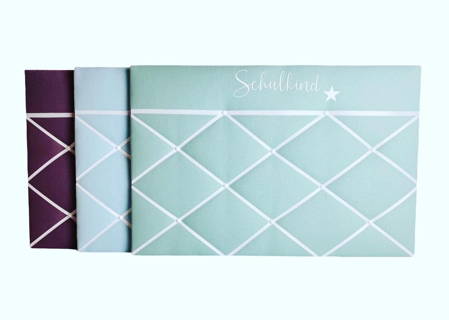 Memoboard Schulkind aqua
