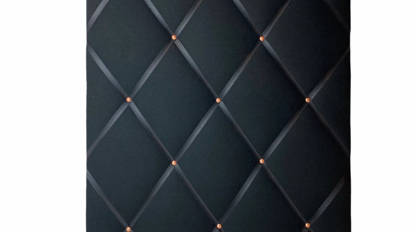 Memoboard black Wunschgröße