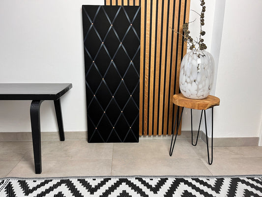Memoboard schwarz 40x100