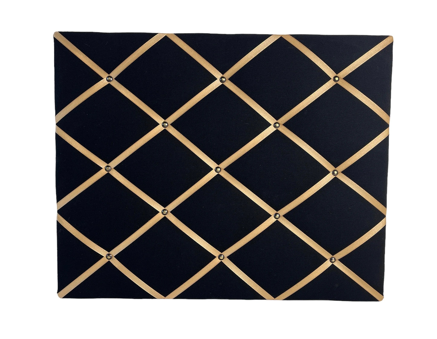 Memoboard schwarz gold Wunschgröße