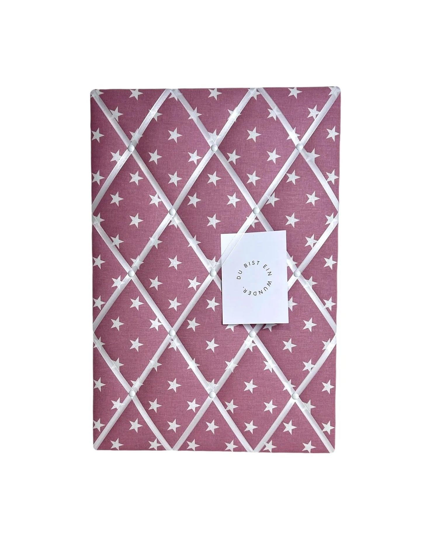 Memoboard Stern Wunschgröße Kinderzimmer