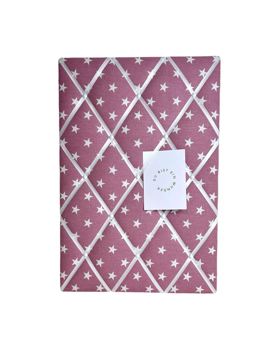 Memoboard Stern Wunschgröße Kinderzimmer
