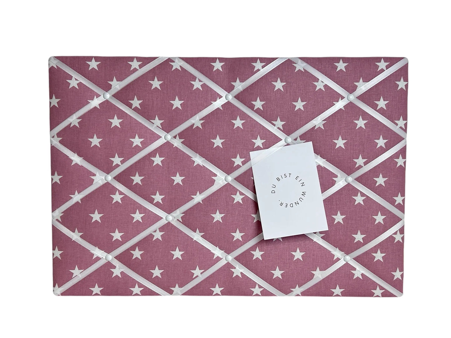 Memoboard Stern Wunschgröße Kinderzimmer