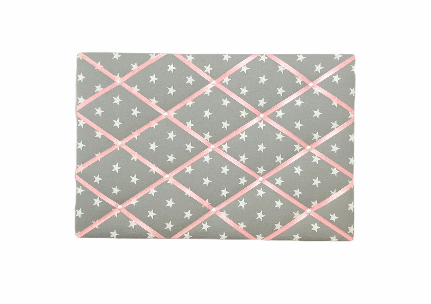 Memoboard Stern grau Wunschgröße