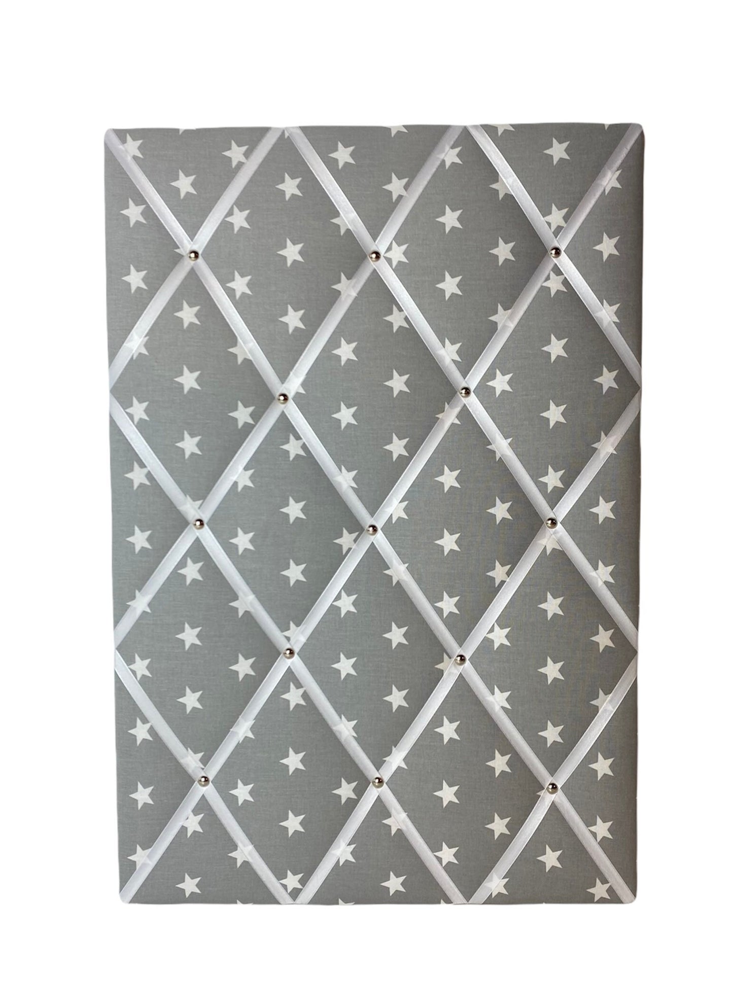 Memoboard grau Stern Wunschgrösse