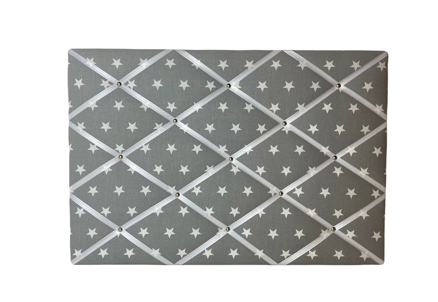 Memoboard grau Stern Wunschgrösse