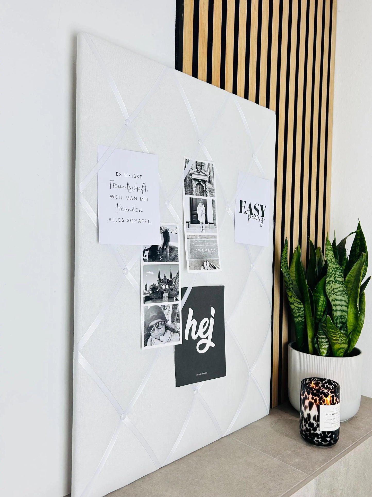 Memoboard weiß Wunschgröße