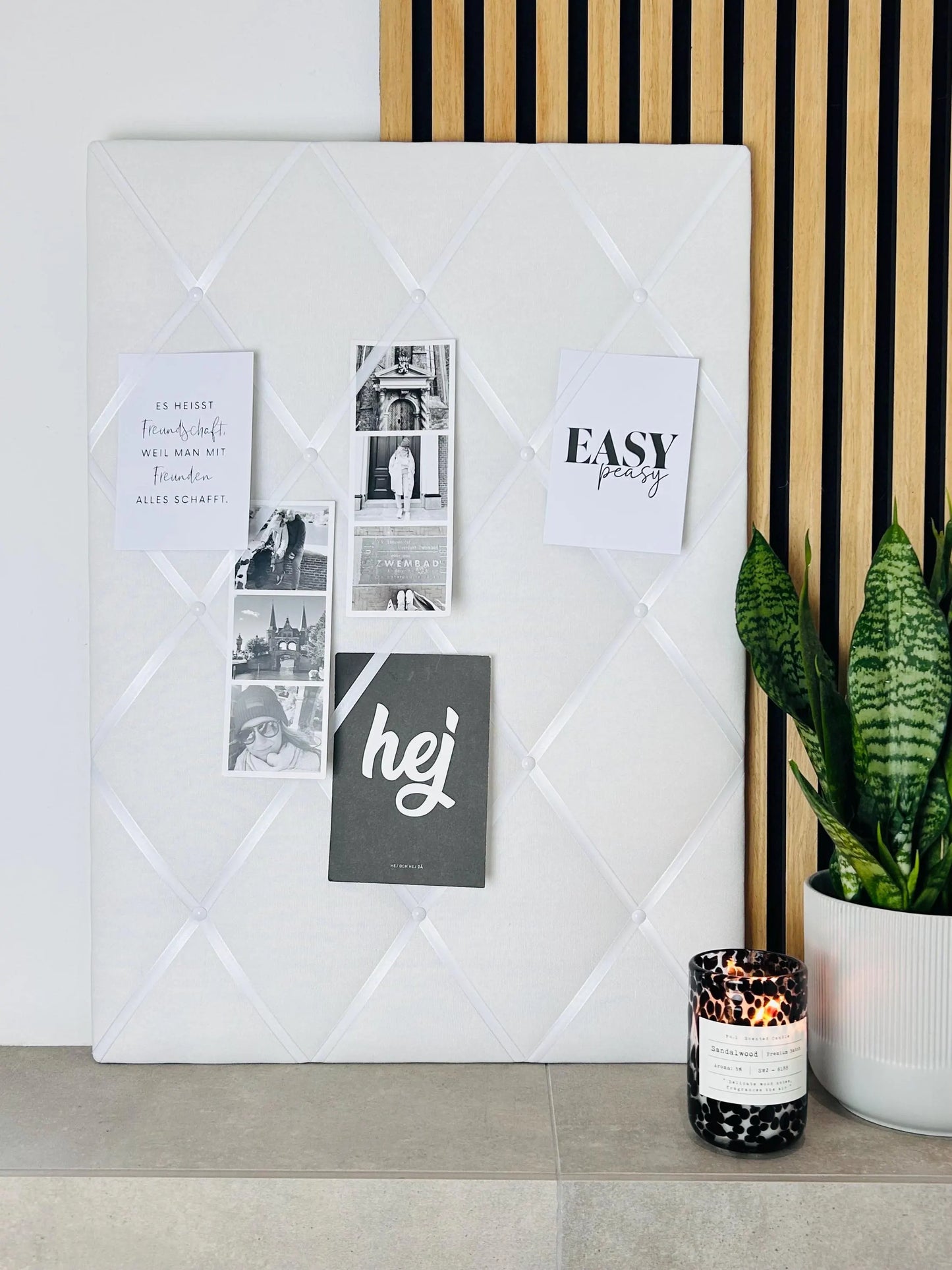 Memoboard weiß Wunschgröße