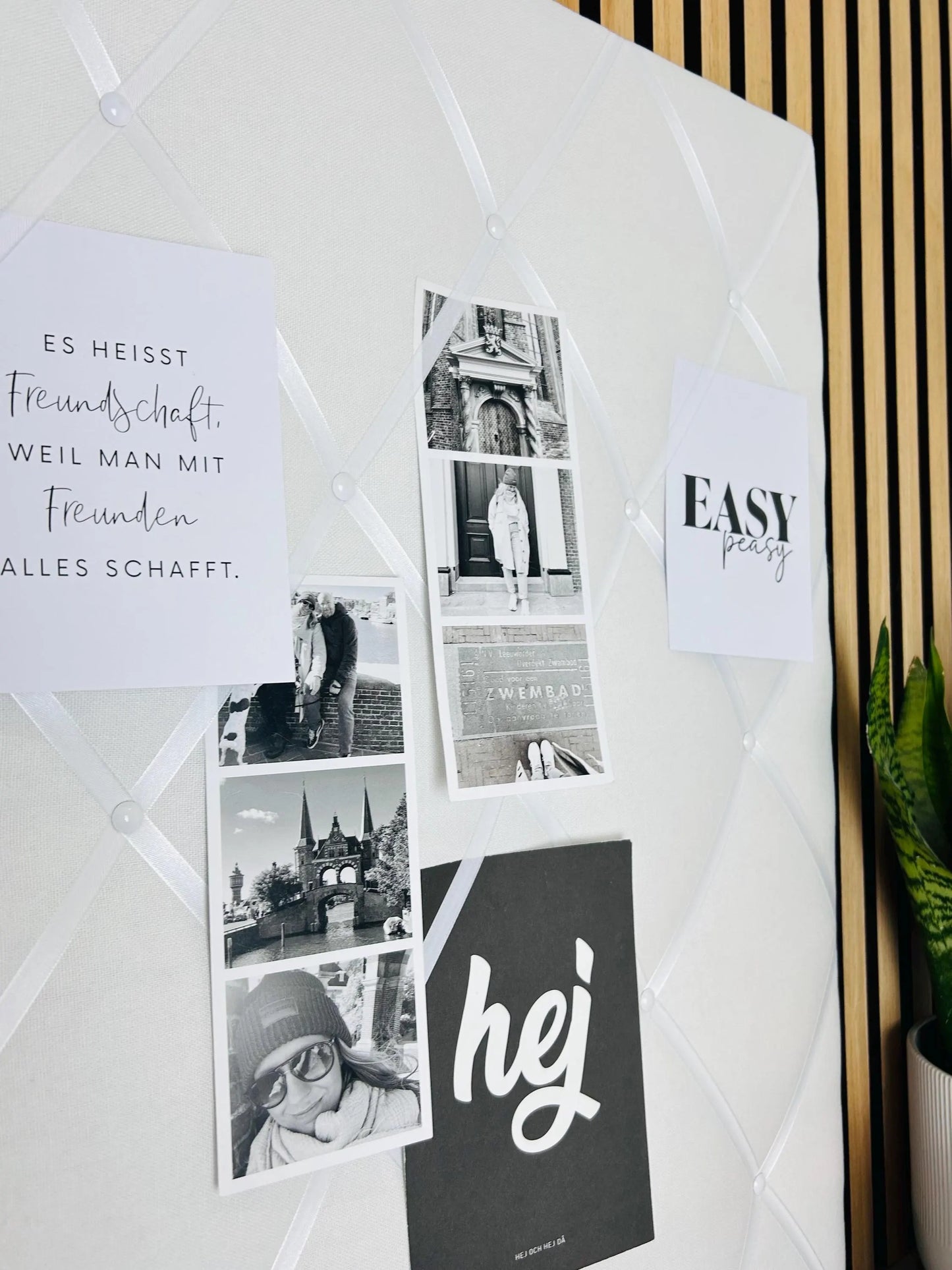 Memoboard weiß Wunschgröße