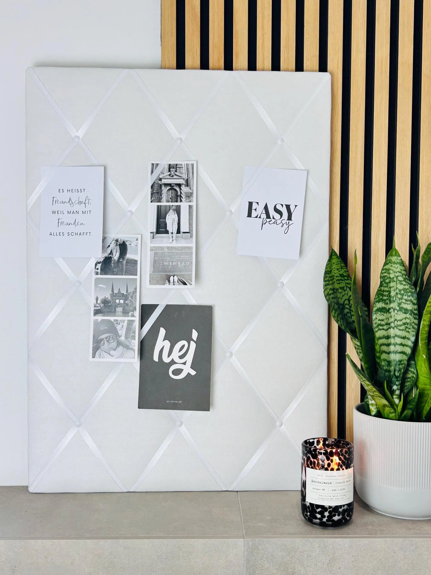 Memoboard weiß Wunschgröße