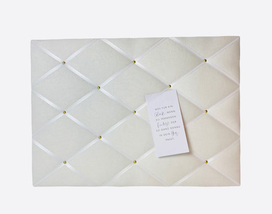 Memoboard weiß Wunschgröße
